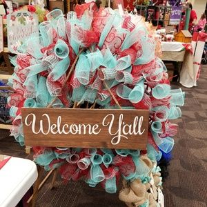 Deco mesh wreaths